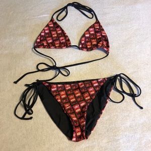 Taco Bell “Fire” Hot Sauce Bikini Size M